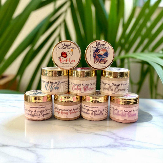 Whipped Sugar Scrub (Foaming)