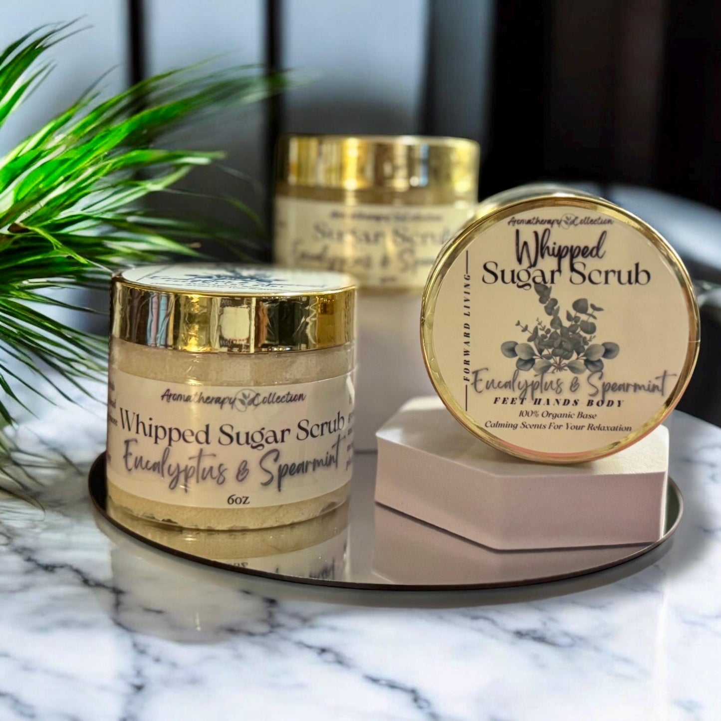 Whipped Sugar Scrub (Foaming)