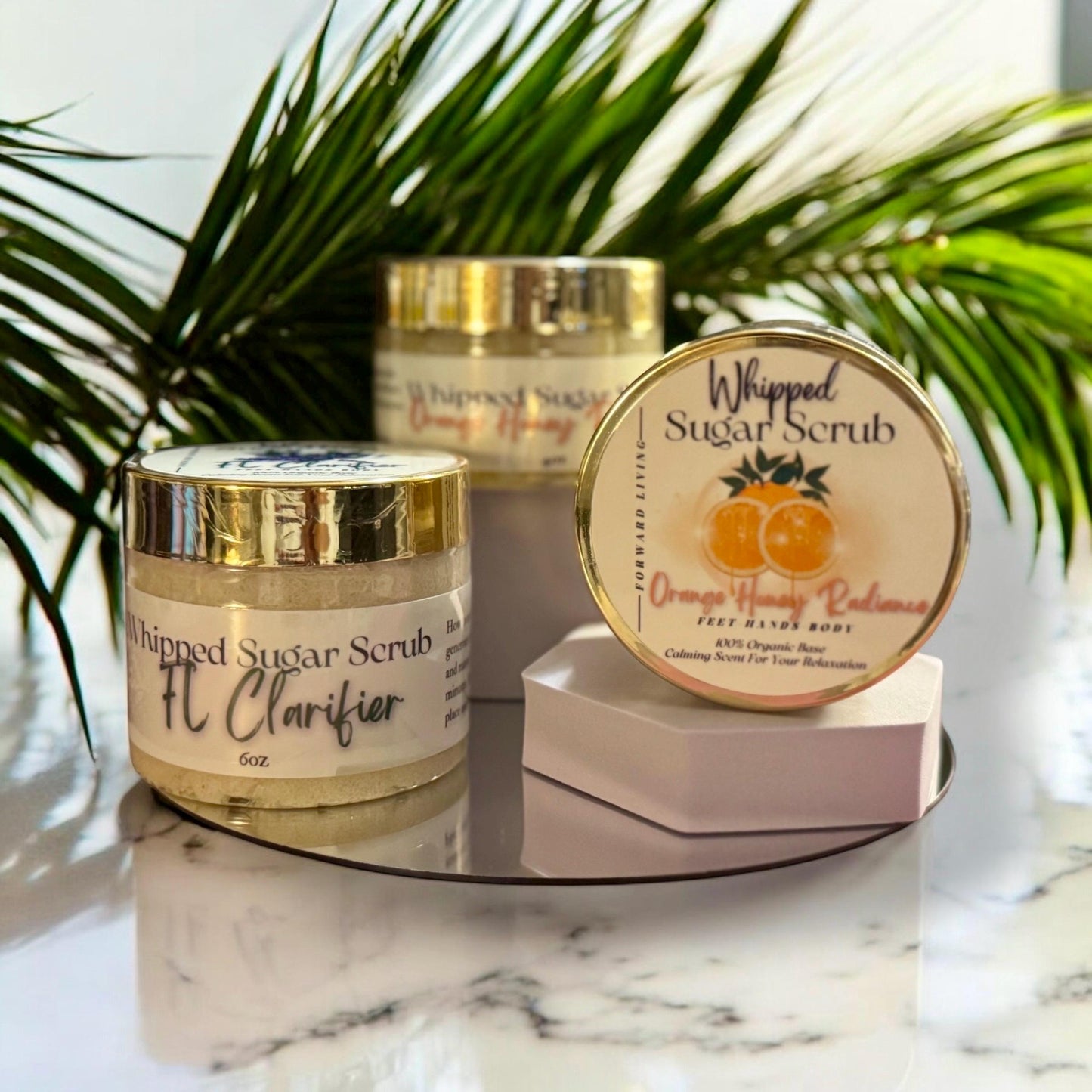 Whipped Sugar Scrub (Foaming)