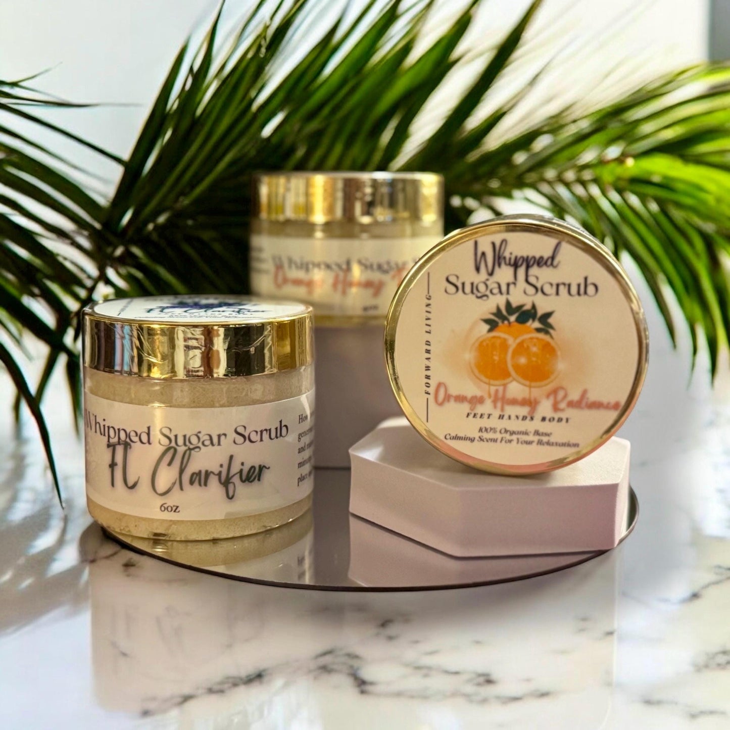 Whipped Sugar Scrub (Foaming)